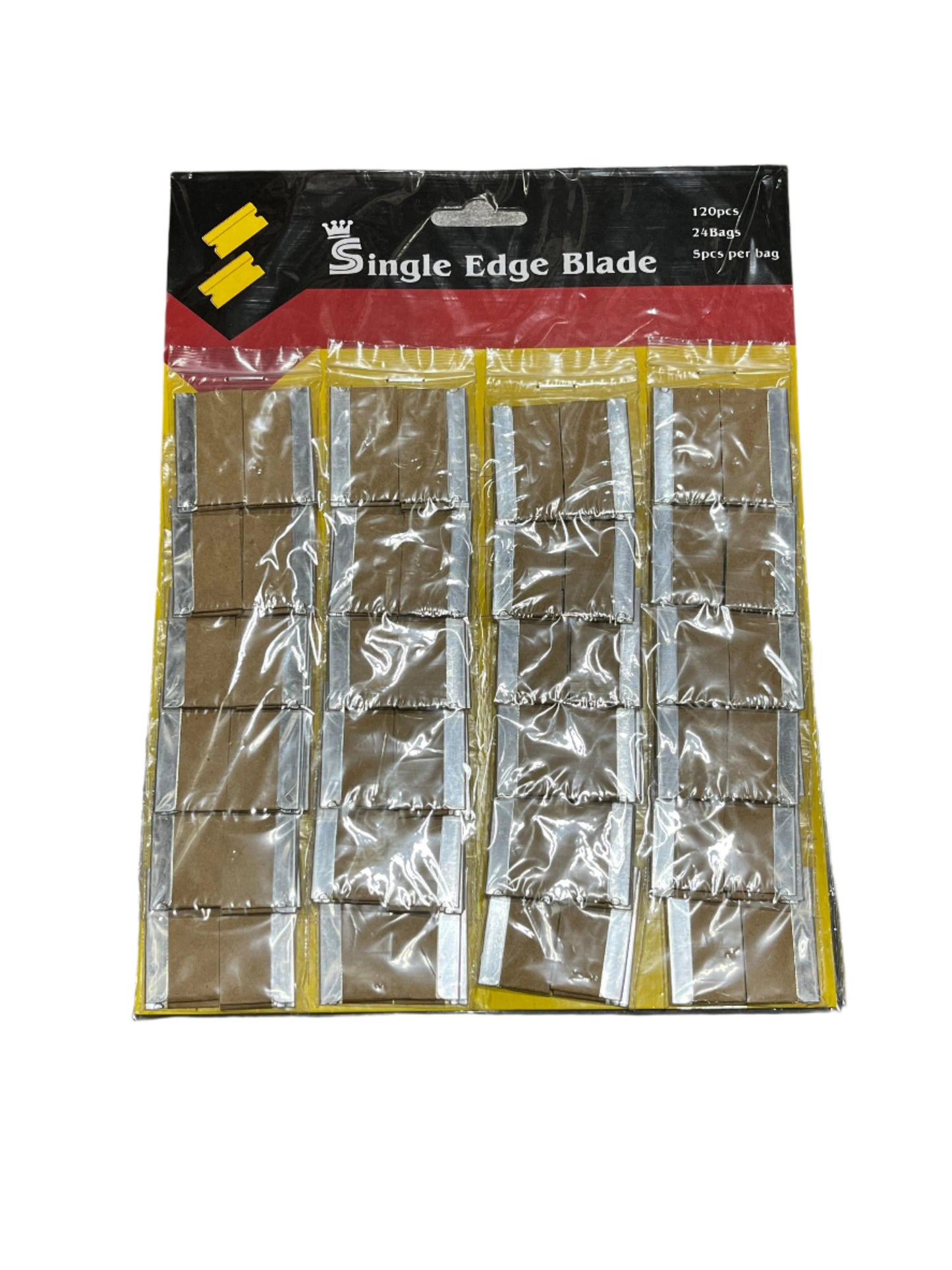 Single Edge Blade 5 Pack 24/card
