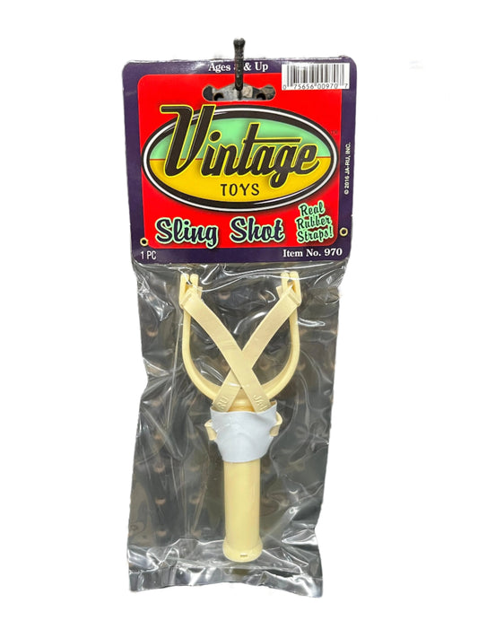 Vintage Toys Sling Shot in packaging 