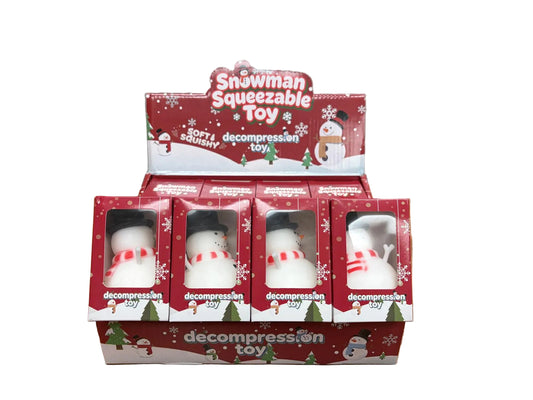 Holiday Crunchy Snowman Vent Toy 12/bx
