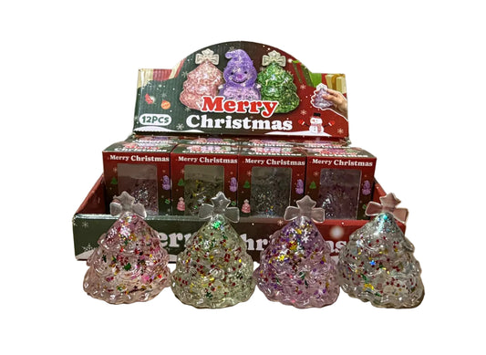 Squishy Holiday Tree Hard Squeeze Vent Toy 12/bx