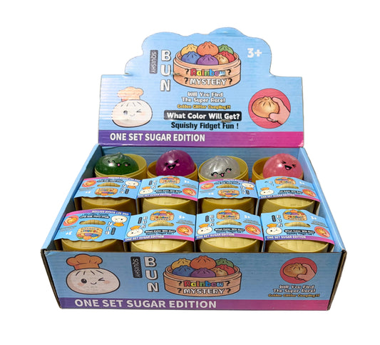 Squishy MINI Glitter Dumpling Toy 24/display