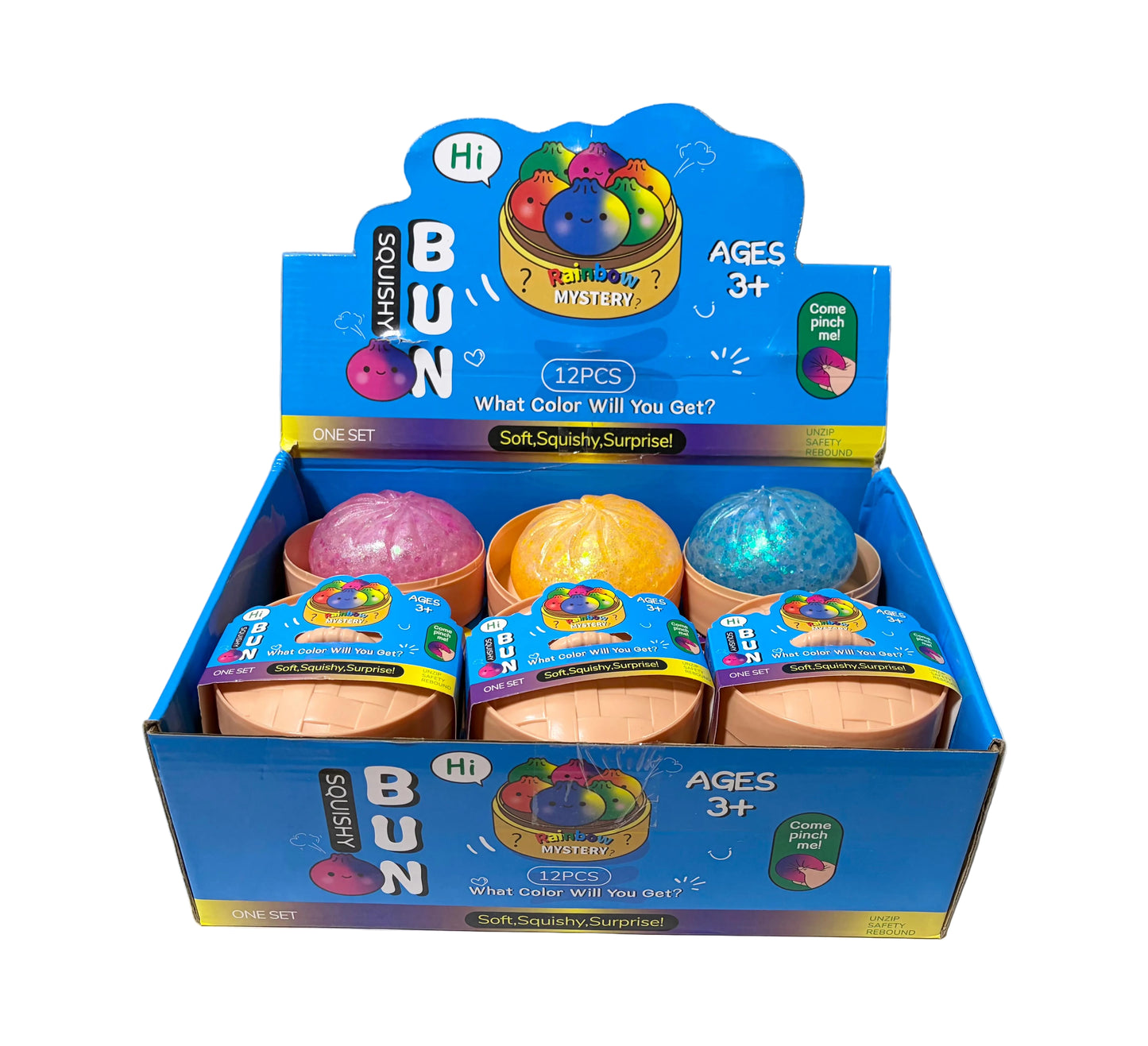 Squishy Orbeez Dumpling Toy 12/display