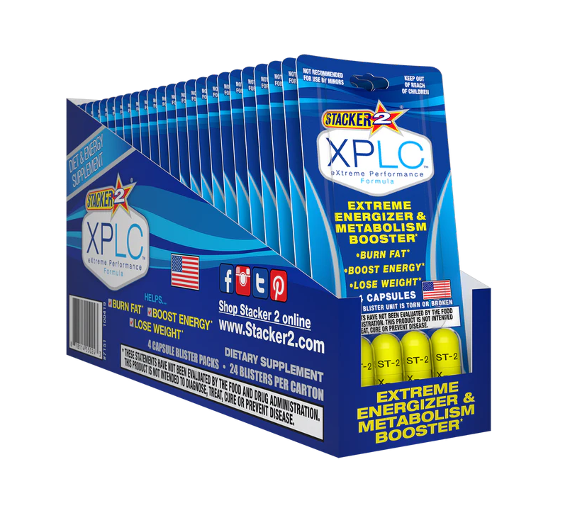 Stacker 2 XPLC Diet & Energy supplement 4/ct Packets 24/bx