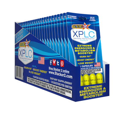 Stacker 2 XPLC Diet & Energy supplement 4/ct Packets 24/bx