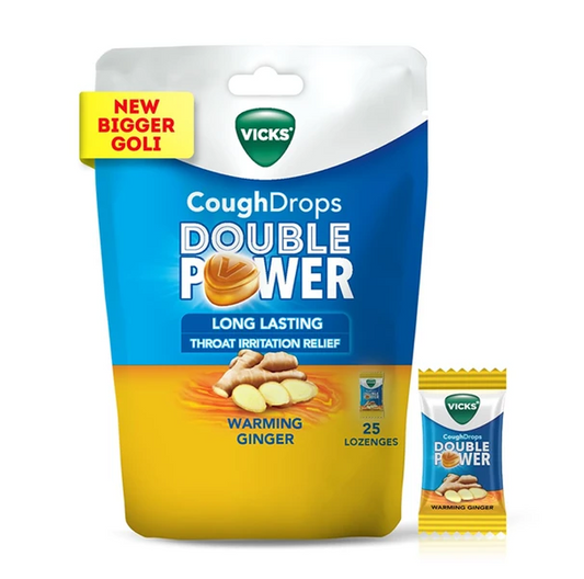 Vicks Cough Drops 25CT Warming Ginger