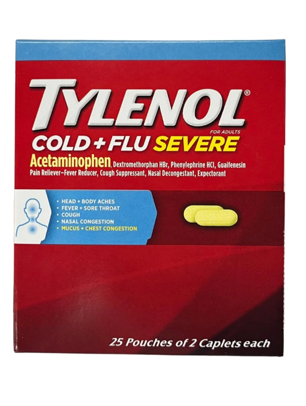 wholesale Tylenol Cold &amp; Flu 25/2pk