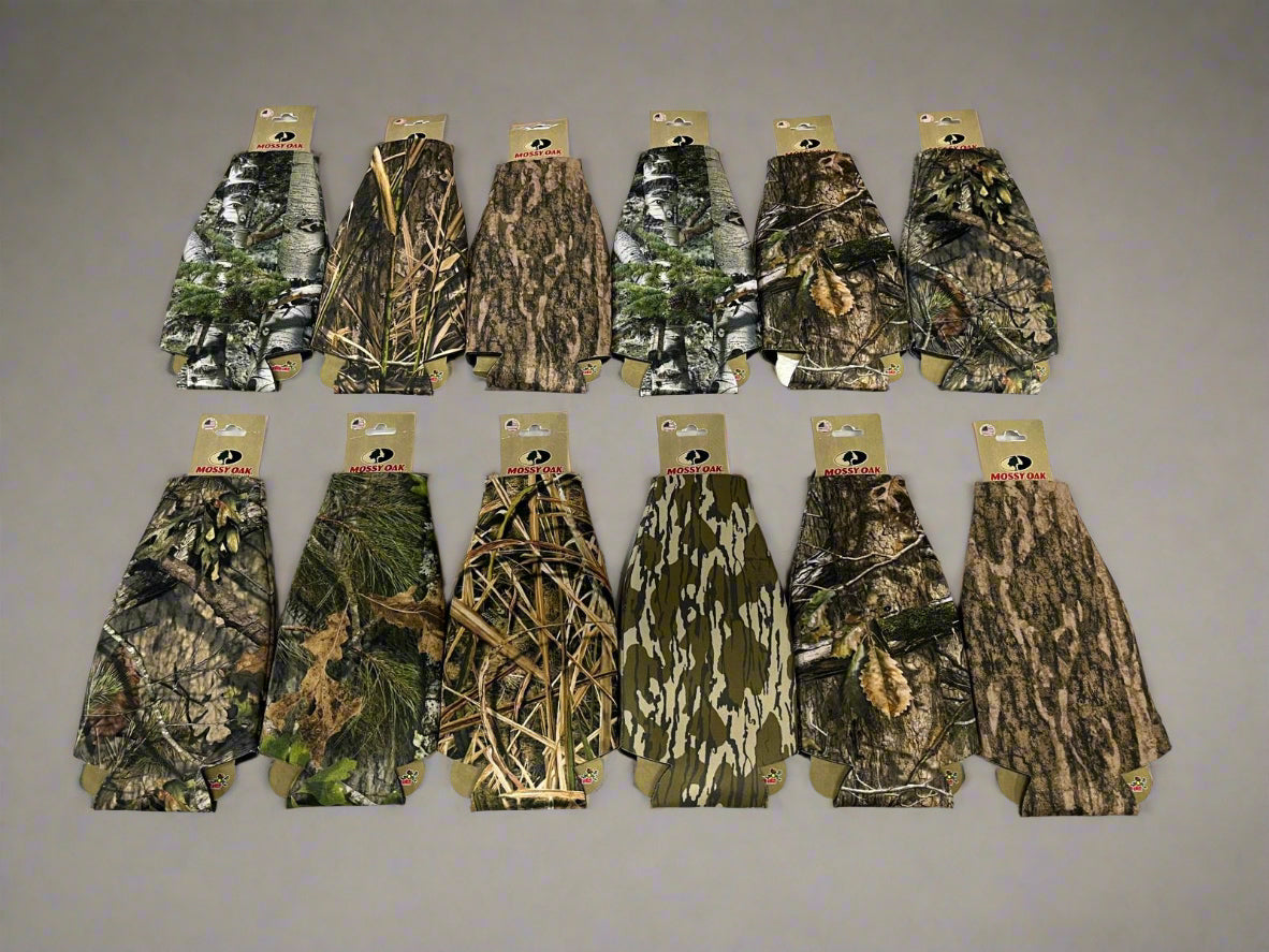 Wholesale Bottle Cooler Clip 12/ct Strip in Mossy Oak Designs