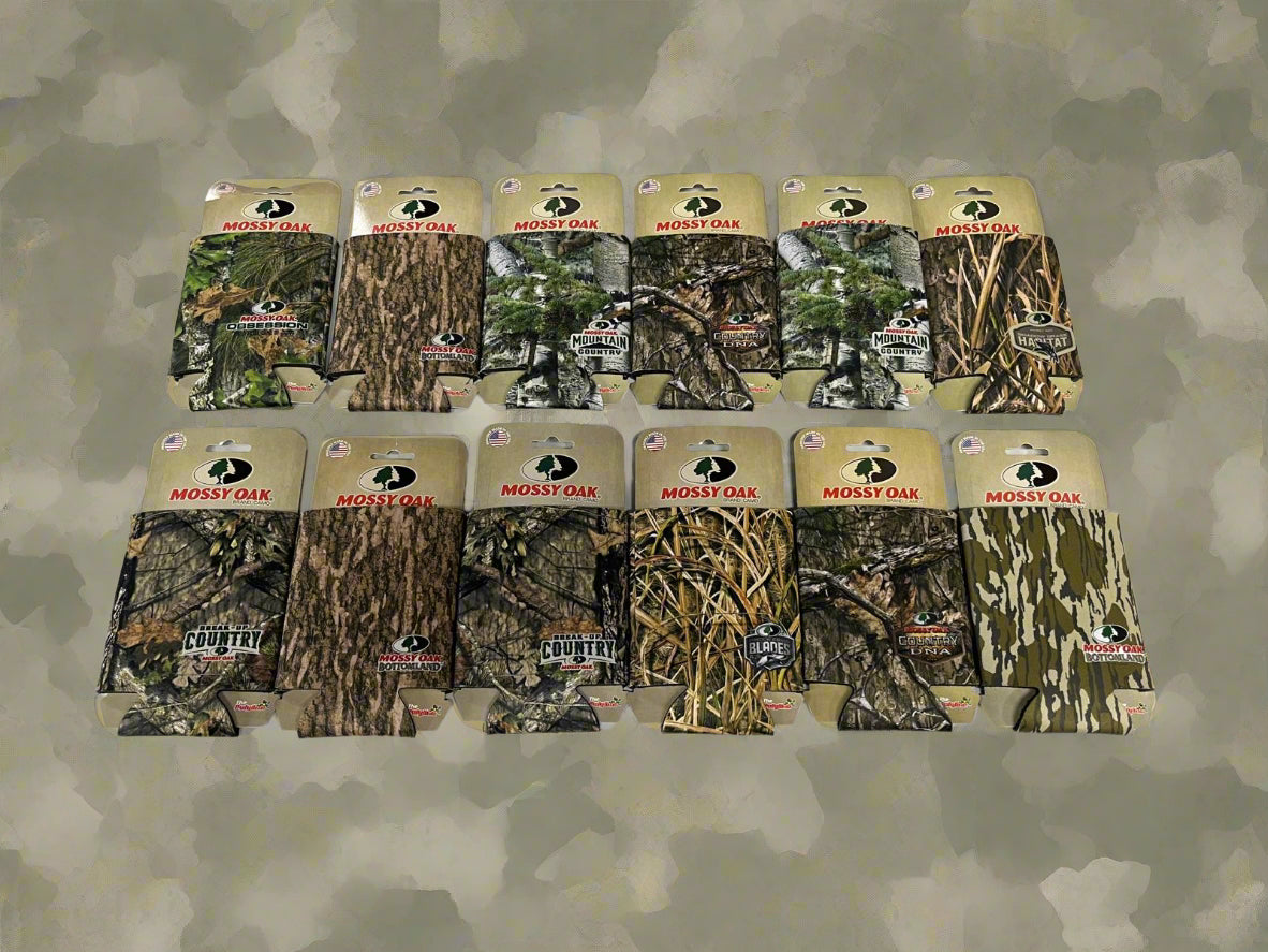Wholesale Slim-Tastic Mossy Oak Can Coolers 12/Strip
