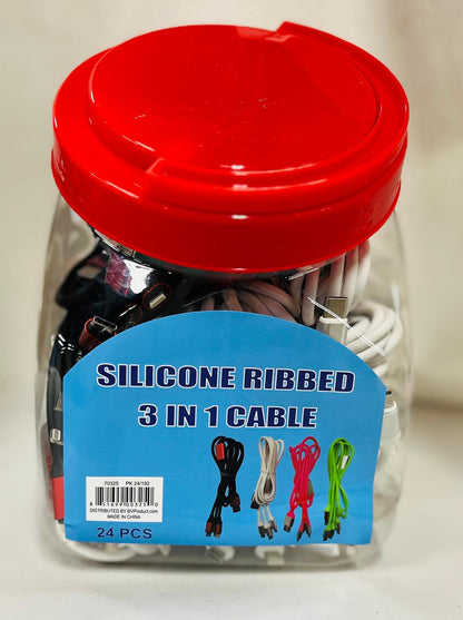 3 in 1 Charging Cable 24/jar