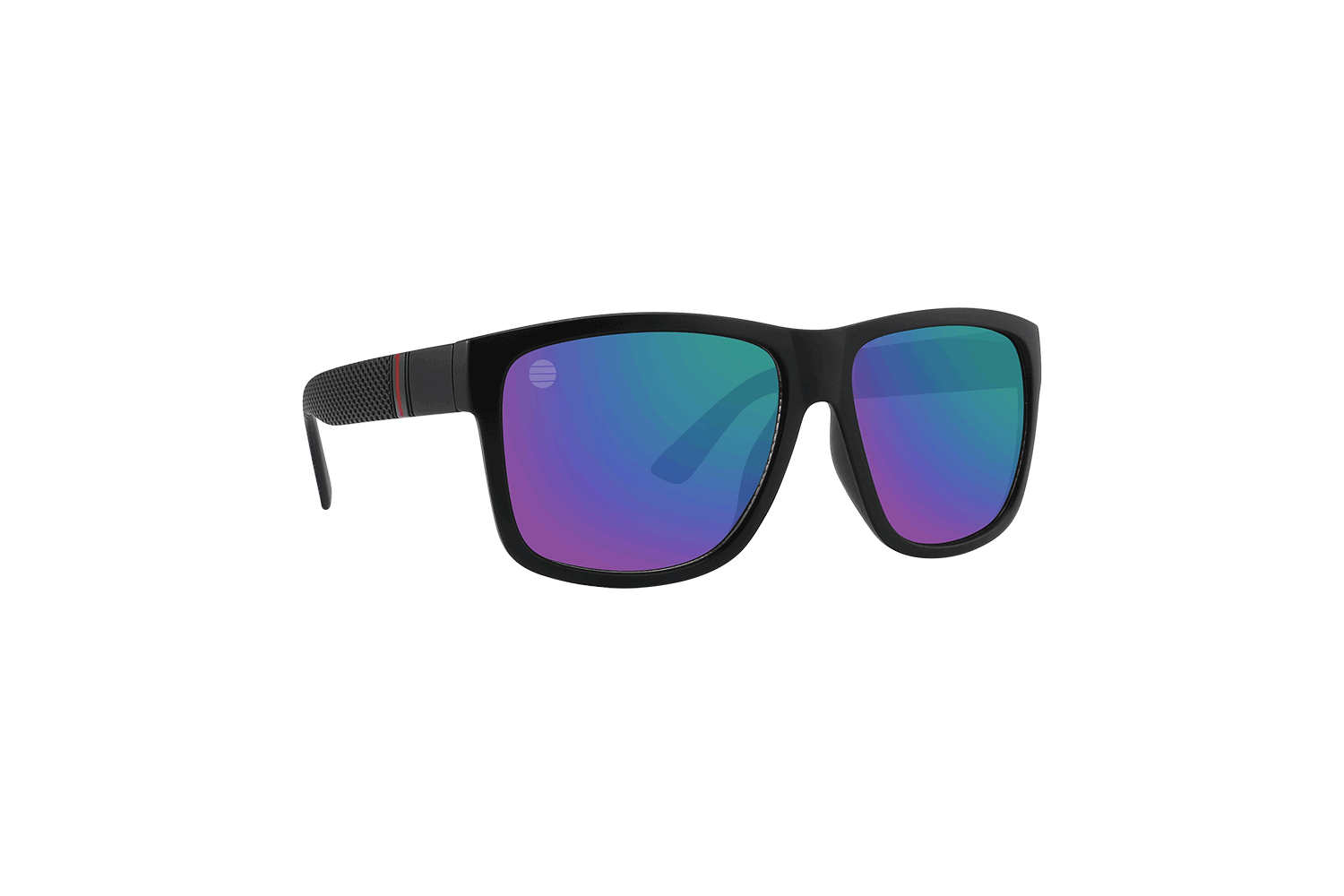 Wholesale Men Classic Red/Green Lines Sunglasses 12/bx