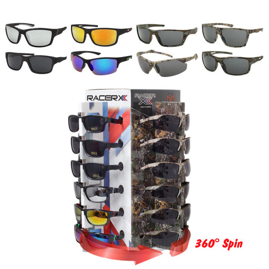 Wholesale Racer X & Real Tree camo sunglasses 48ct