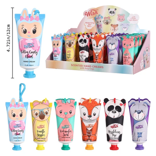 Wish Hand Cream Kid Friendly Design 2oz 24ct Display