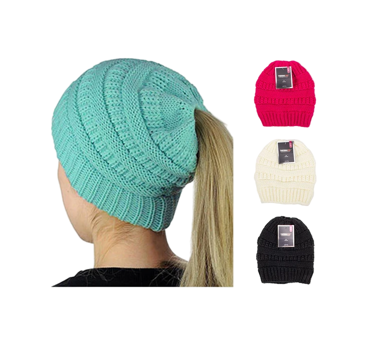 Women's Ponytail Opening Hat 12/bx