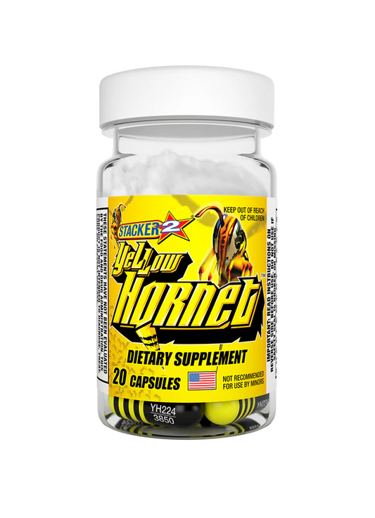 Yellow Hornet Extreme Energizer 20ct Bottles 12/bx