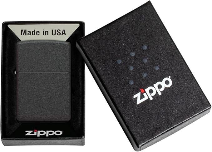 Zippo Black Crackle #236