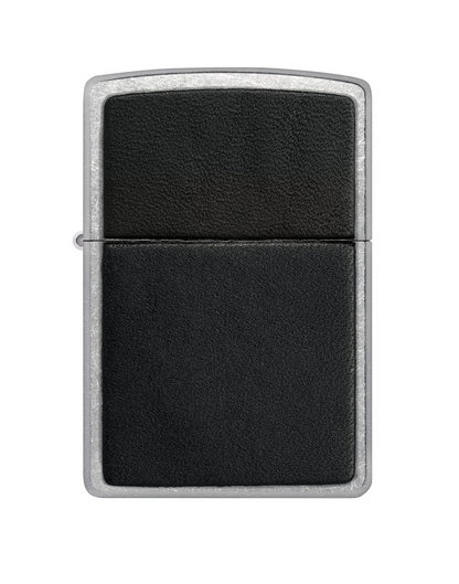Zippo Black Leather Emblem #46778