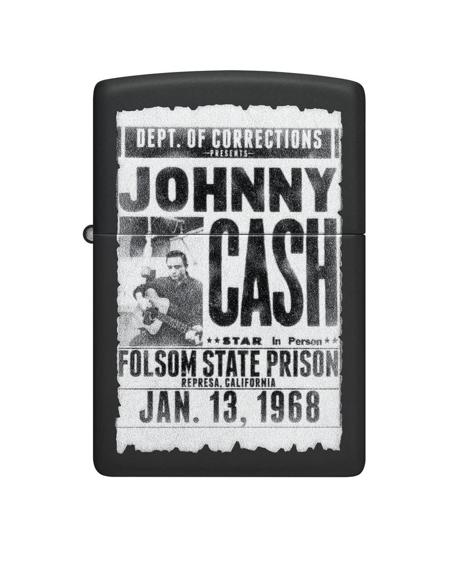 Zippo Johnny Cash Folsom State Design #46490