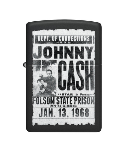 Zippo Johnny Cash Folsom State Design #46490