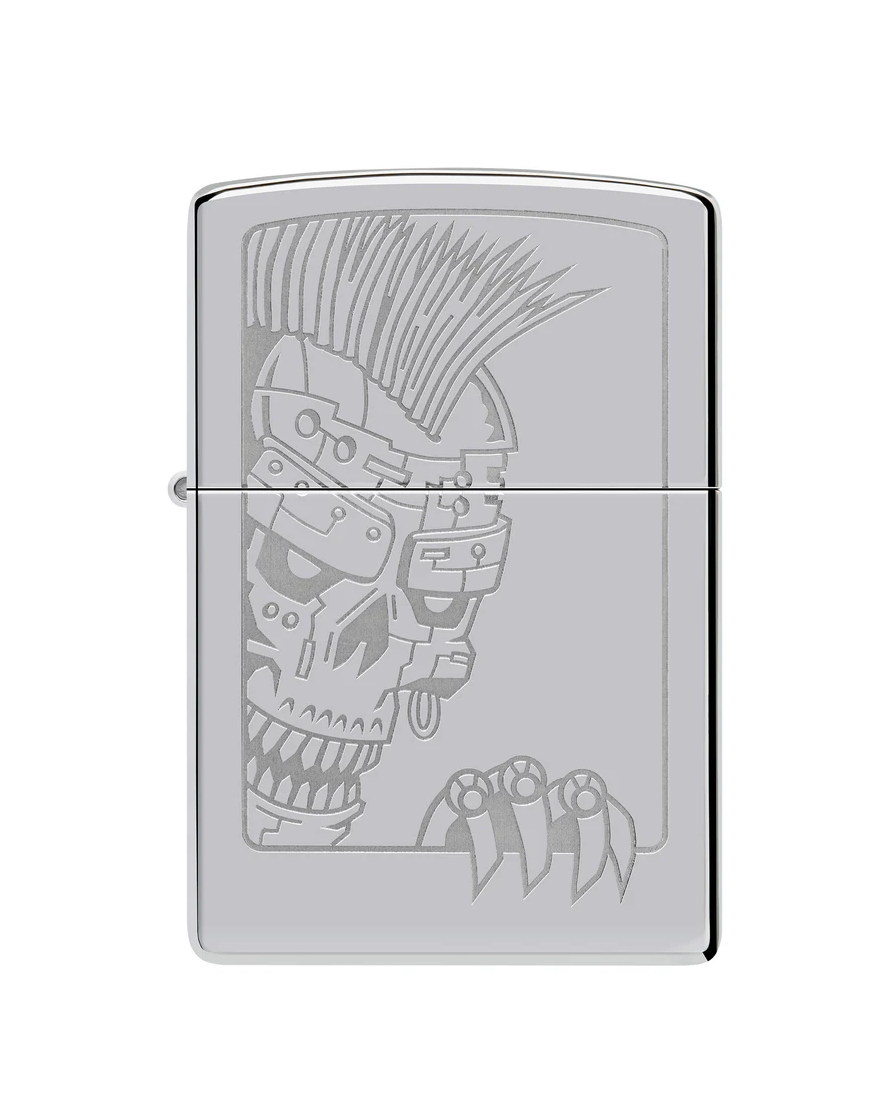 Zippo Mohawk Skull Design #46426