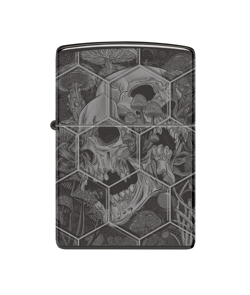 Zippo Mushroom Skulls Design #46425
