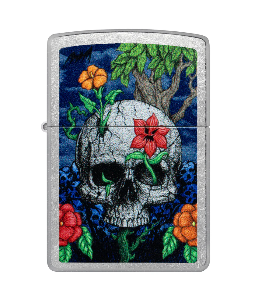 Zippo Skull Sprout Design #46939
