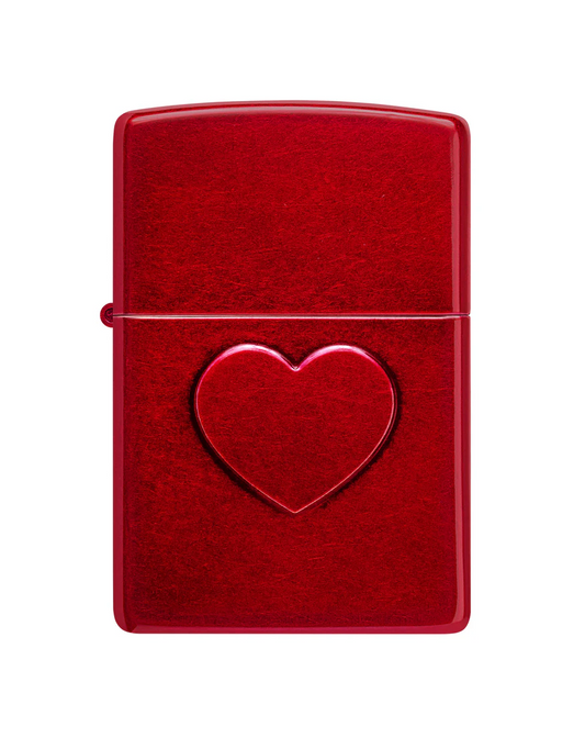 Zippo Stamped Heart Design #46588