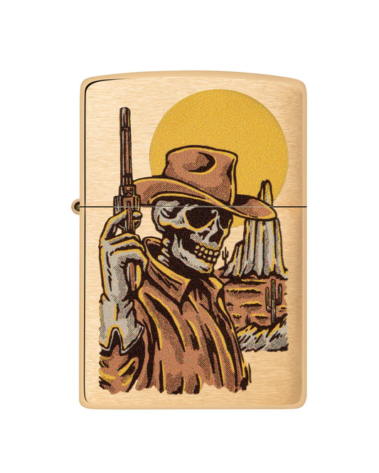 Zippo Wild West Skeleton Design #48519
