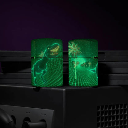 Zippo Cyber Dino Design #46701
