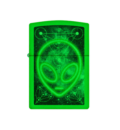 Zippo Glowing Alien Design #46288