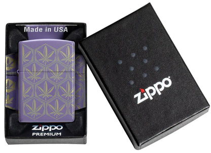 Zippo Honeycomb Cannabis Design #46855