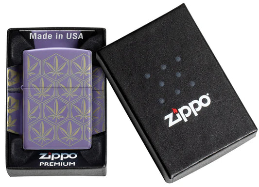 Zippo Honeycomb Cannabis Design #46855