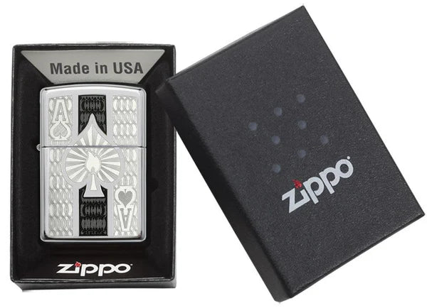 Zippo Intricate Spade Design #24196