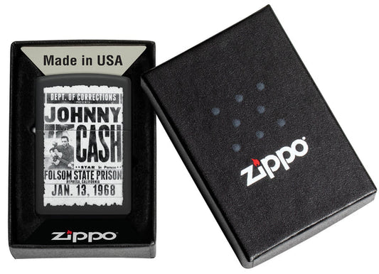 Zippo Johnny Cash Folsom State Design #46490