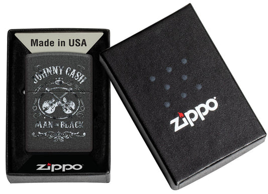 Zippo Johnny Cash Man in Black Design #48989