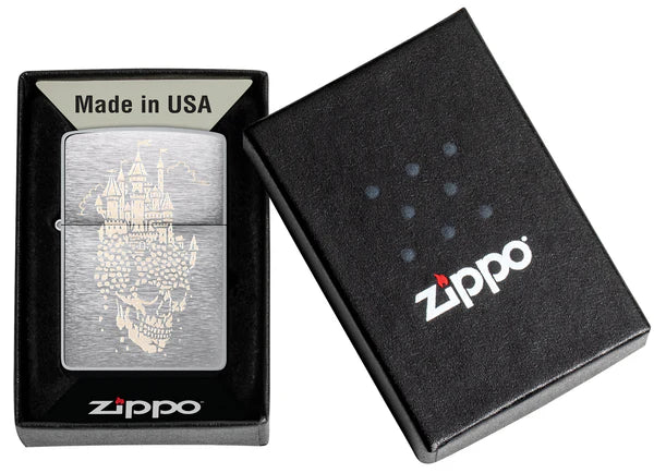 Zippo Skull Castle Design #46477