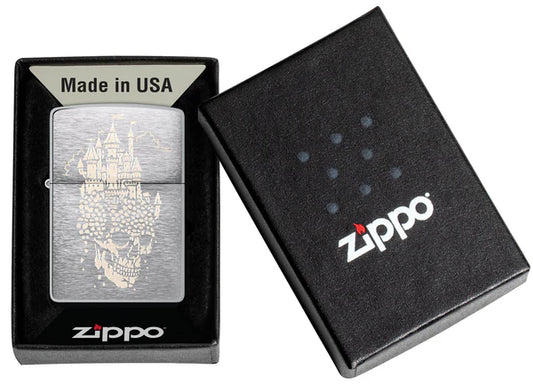 Zippo Skull Castle Design #46477
