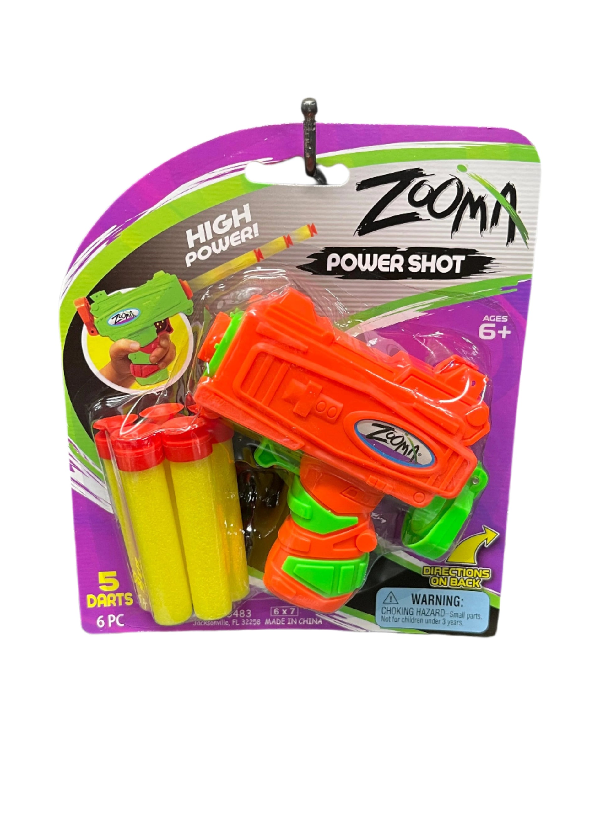 Zooma Power Shot toy gun set 