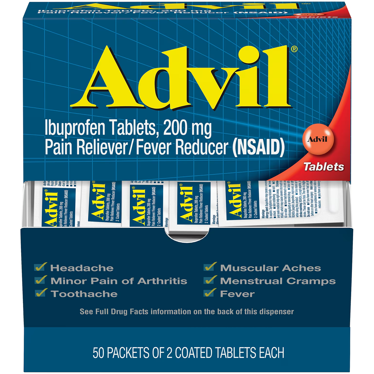 Wholesale Advil 50-2pk