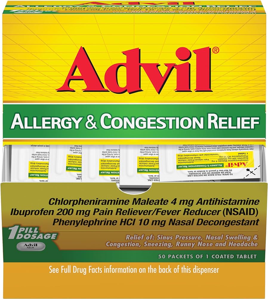 Wholesale Advil Allergy & Congestion 50/1pk