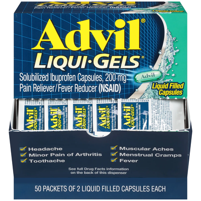 Wholesale Advil Liquid-Gel 50/2pk