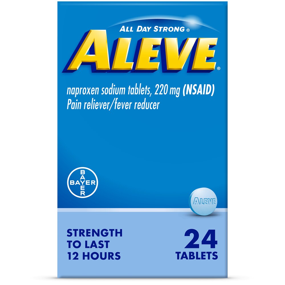 Aleve Tablets 24ct Per Bottle 12bx