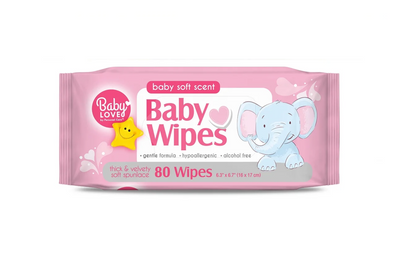 Baby Wipes 72-80ct 12/bx