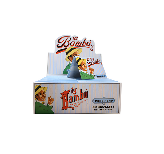 Bambu Cigarette Paper Big Bambu Pure Hemp 50/bx