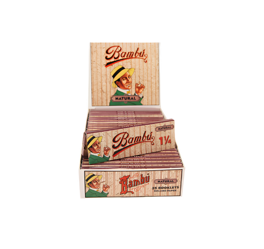 Bambu Cigarette Paper Natural 1.25 25/bx