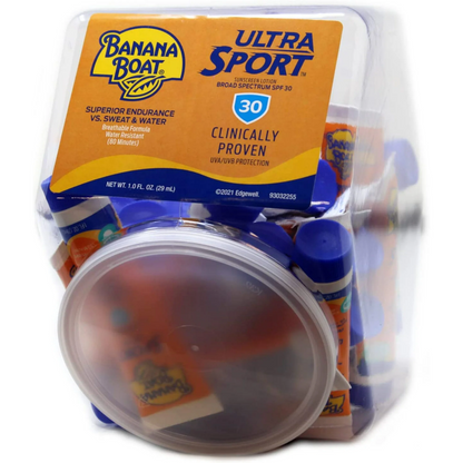 wholesale Banana Boat Sunblock 1oz 30 Spf 24/Jar