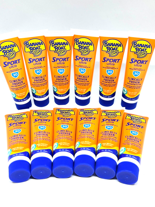 wholesale Banana Boat Sunscreen 1oz, 30spf 12/bx