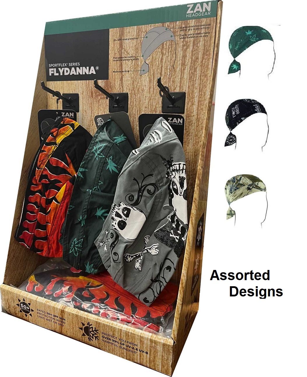 wholesale bandanna flydanna 24ct display