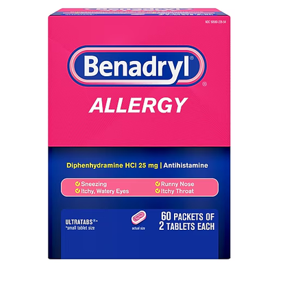 Benadryl 60 2/pk