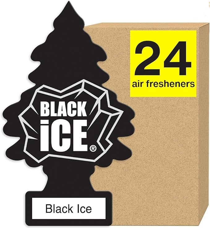 Little Tree Air Freshener Black ice 24bx