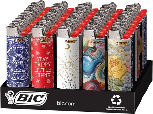 Bic Bohemian Lighters 50ct